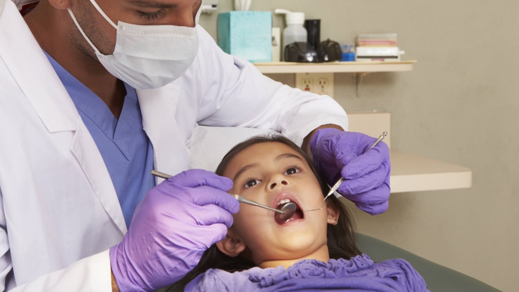 Ein Kind beim Zahnarzt
