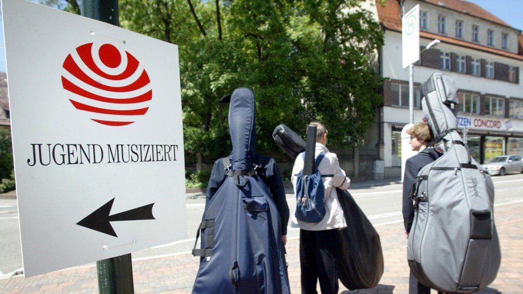 Teilnehmer des Musikwettbewerbs 