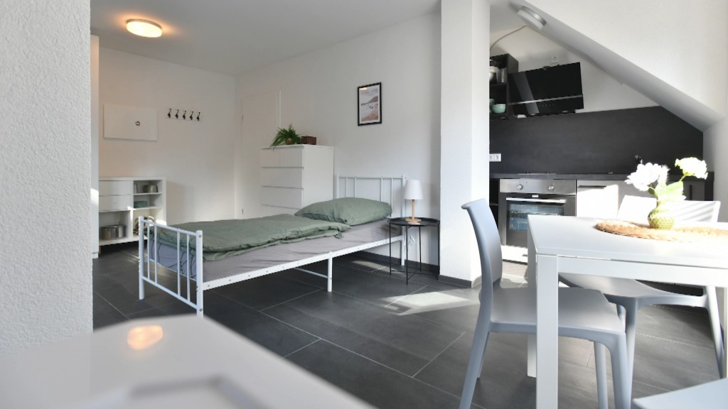 Foto: Eine Wohneinheit im neuen Frauenhaus der AWO in Saarbrücken