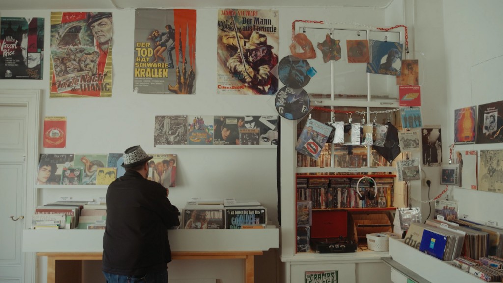 Foto: Im Plattenladen von Jörg Mathieu
