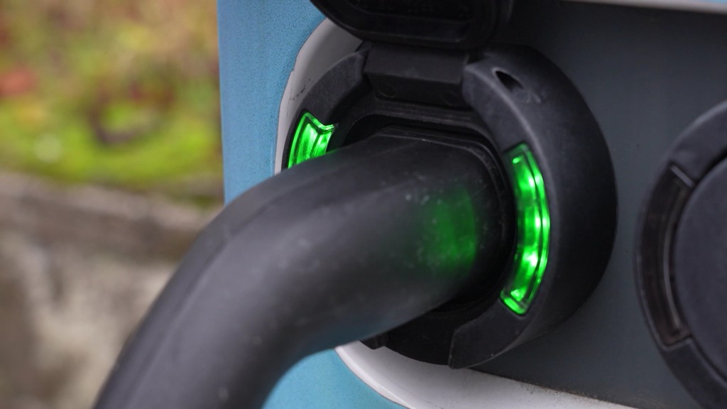 Foto: Ladestation für ein Elektro-Auto