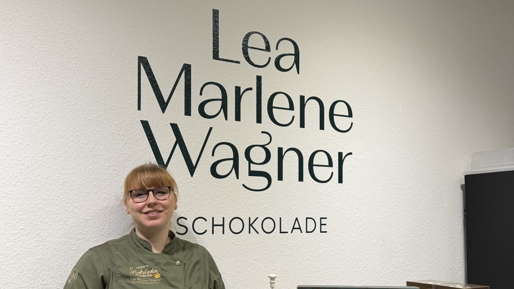 Lea Wagner in ihrer Schokoladenmanufaktur
