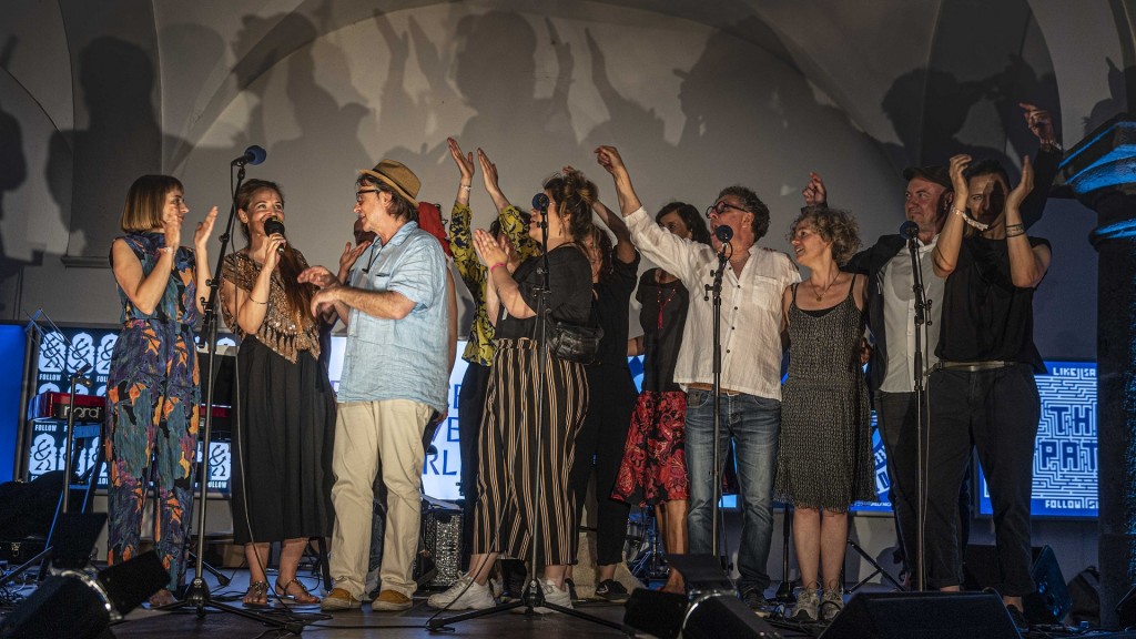 Bild vom SongpoetInnentreffen 2023