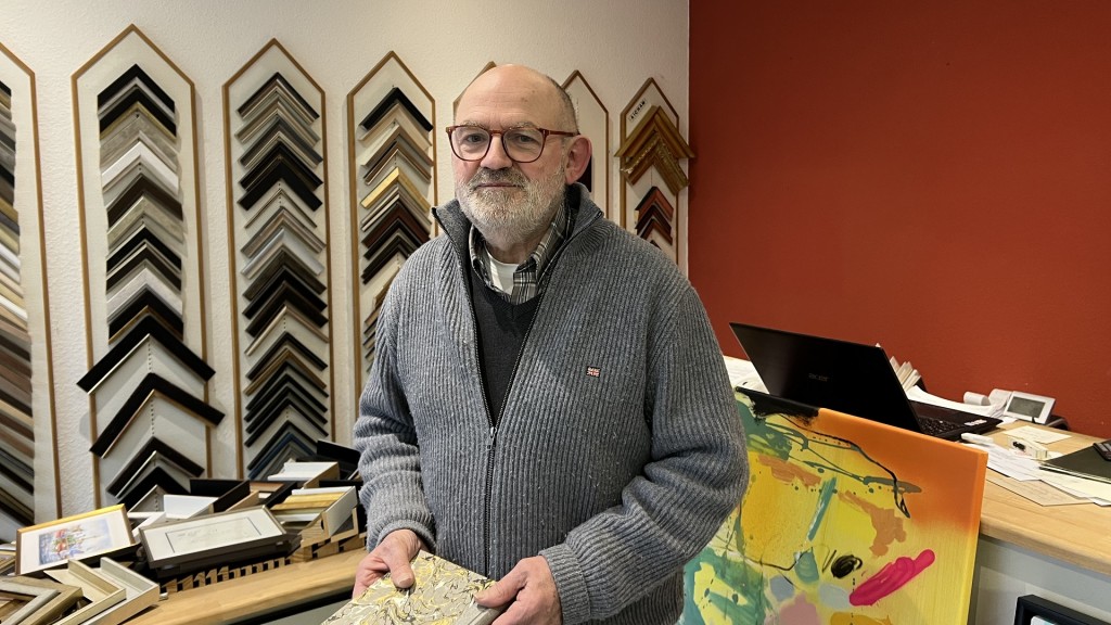 Andreas Speicher betreibt die Buchbinderei Fritzen 