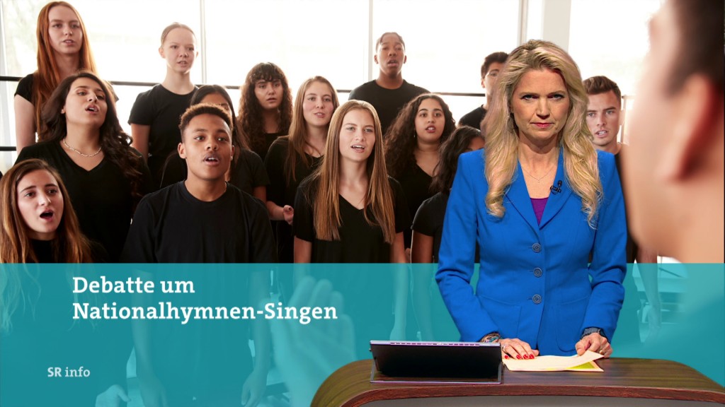 Foto: Anja Fröhlich im Studio