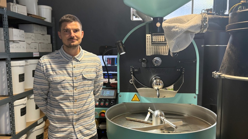 Ramon Bachmann von der Kaffeerösterei Comame 