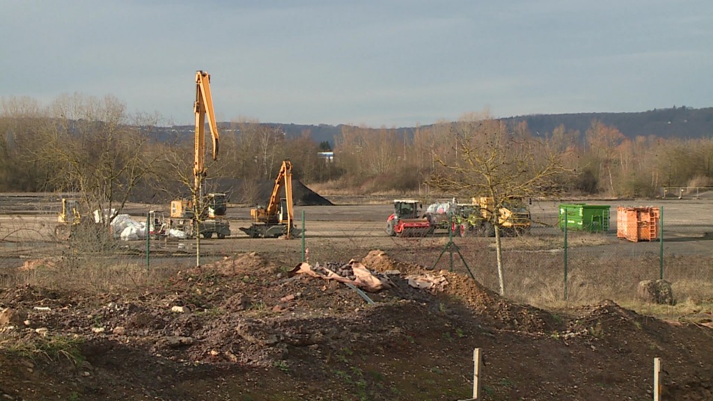 Gelände des ehemaligen Kraftwerks in Ensdorf