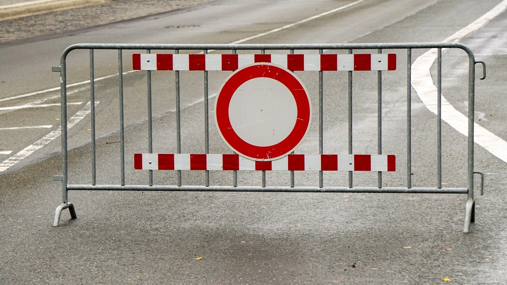 Straßenabsperrgitter