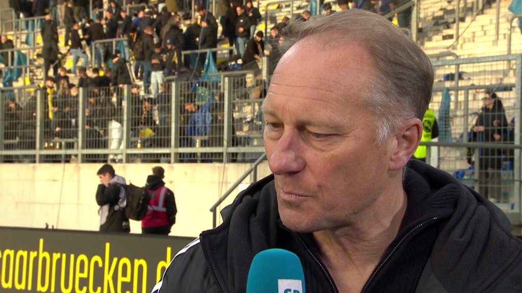 Foto: FCS Cheftrainer Jürgen Luginger 