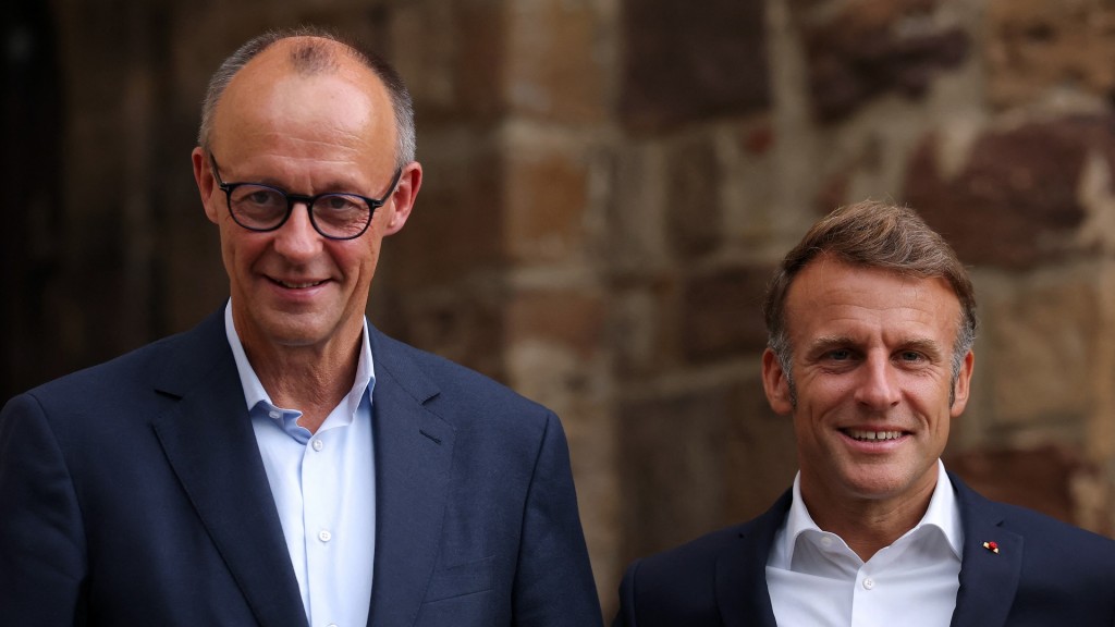 Bundeskanzler Friedrich Merz und der französische Präsident Emmanuel Macron