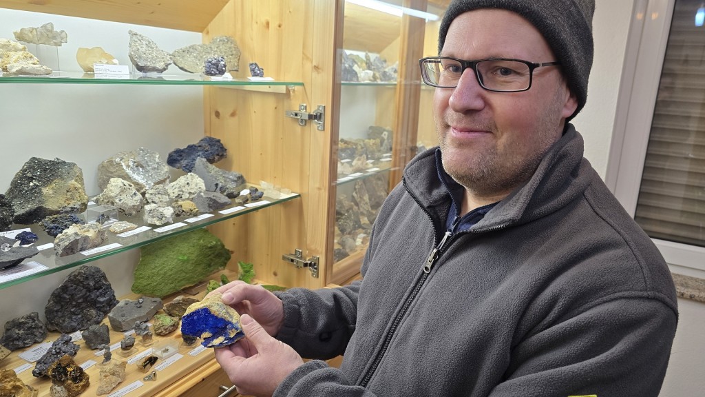 Mineraliensammler Thomas Kleser