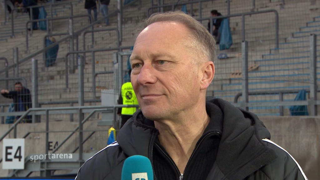 Foto: FCS-Trainer Jürgen Luginger im Interview