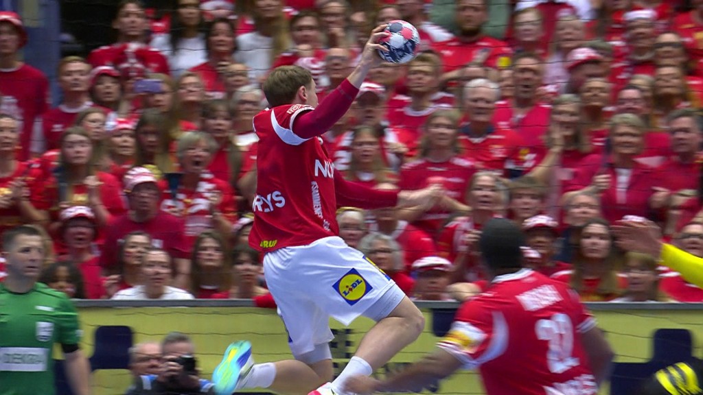 Foto: Handballspieler der dänischen Nationalmannschaft