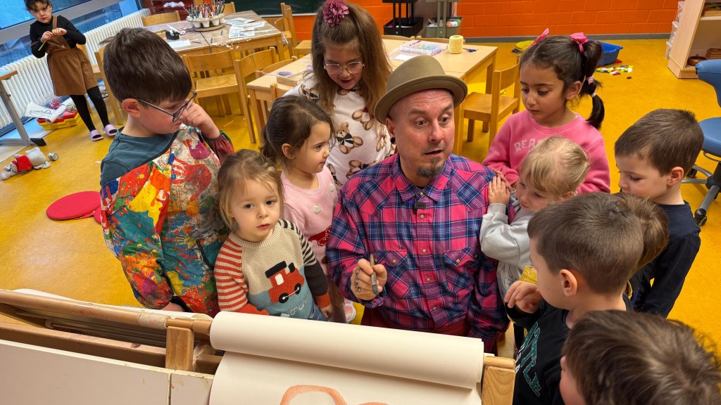 Freaky Jörn im Kita-Einsatz