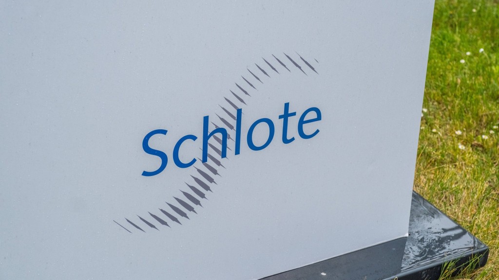 Unternehmenslogo an einem Werk der Schlote Gruppe