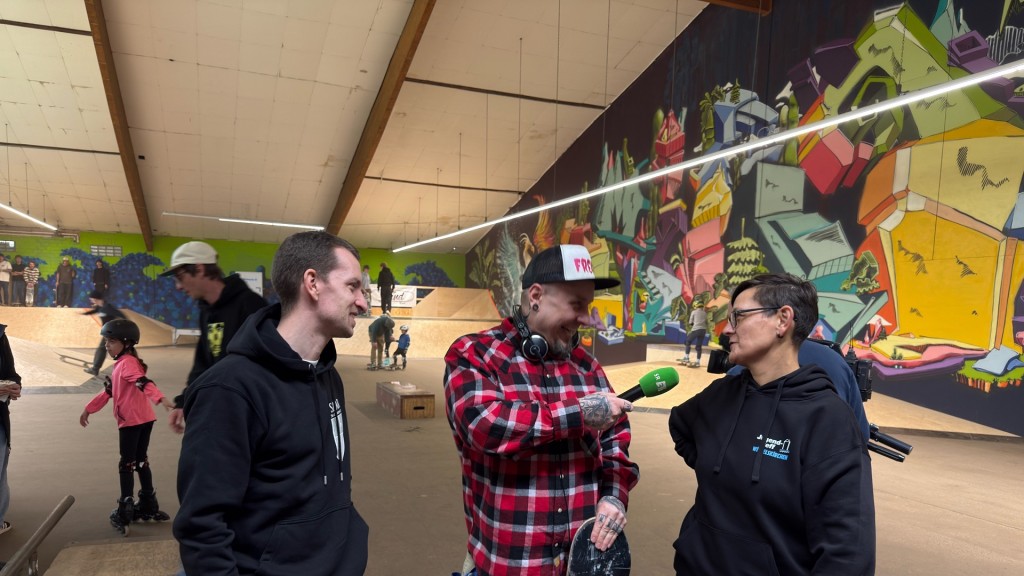 Wiedereröffnung Skatehalle Haus am See in Wiebelskirchen