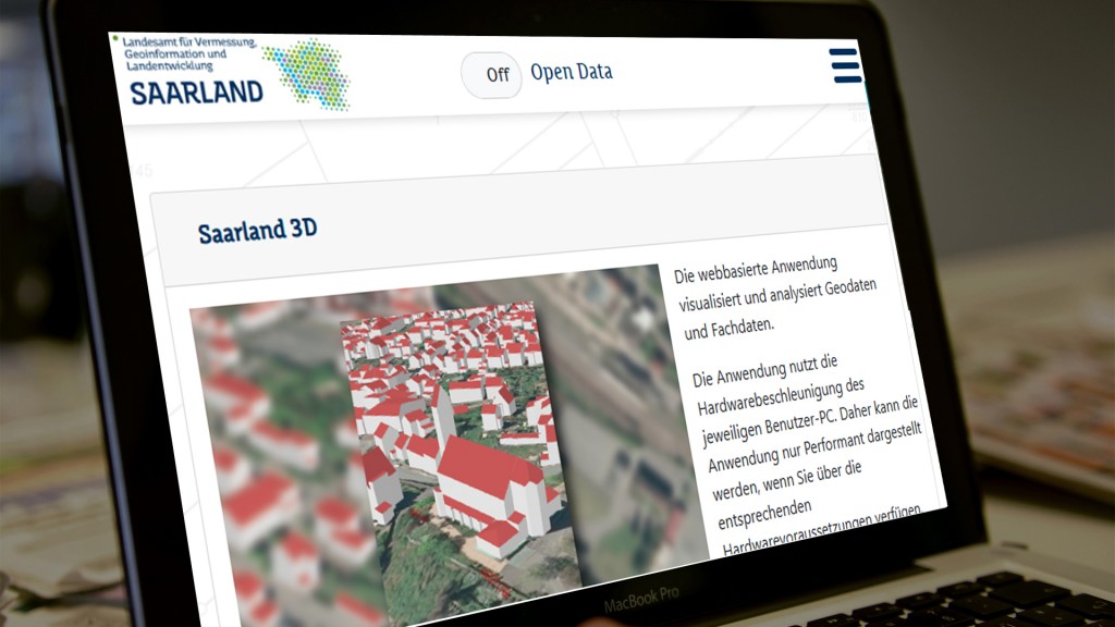 Foto: Screenshot der Startseite 