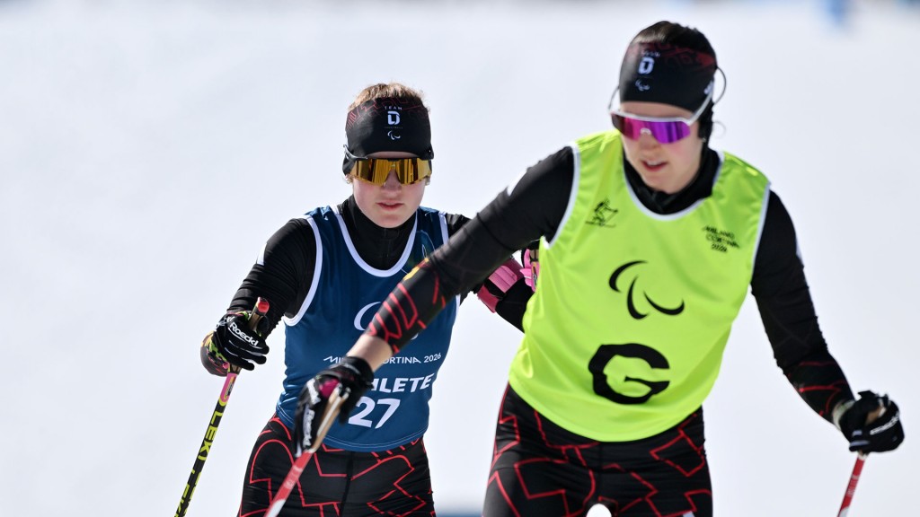 Paralympische Winterspiele: Johanna Recktenwald und Guide Emily Weiss