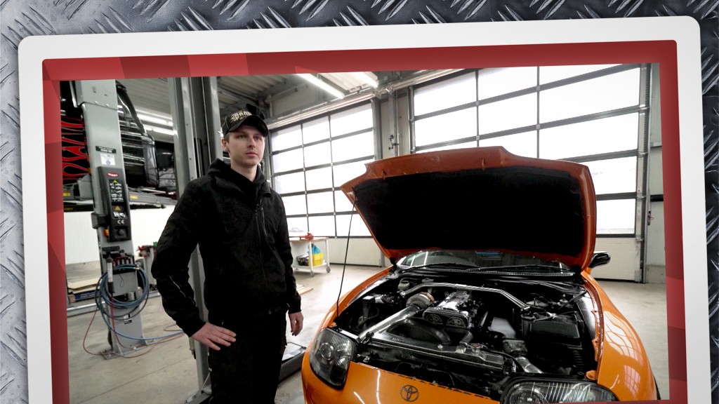 Foto: Toyota Supra in der Werkstatt von RS Automobile in Völklingen