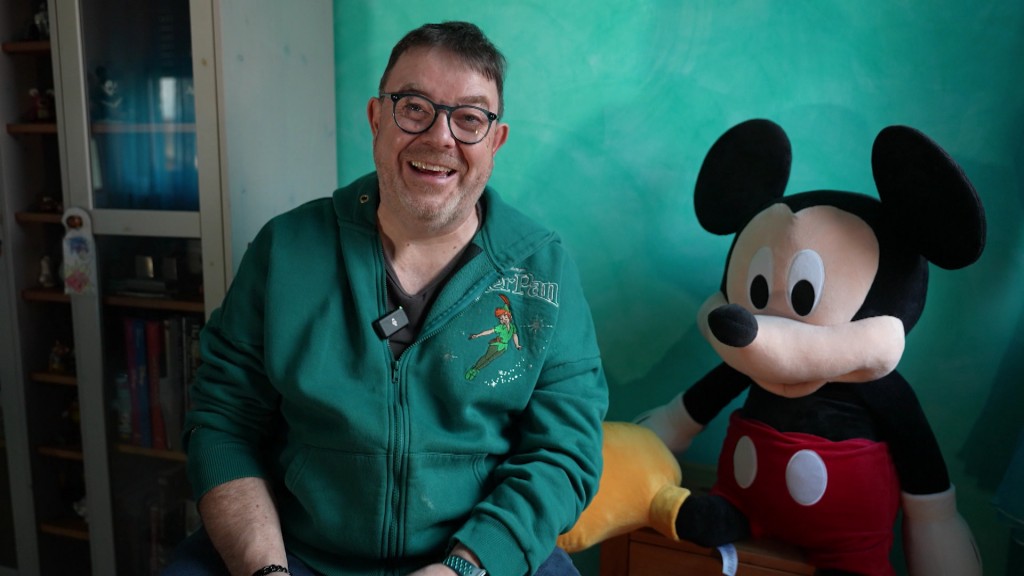 Foto: Christian Job und Mickey Mouse