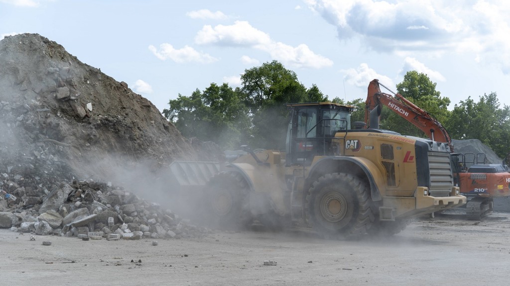 Foto: Bauschuttrecycling Aufbereitung und Recycling von Bauschutt 