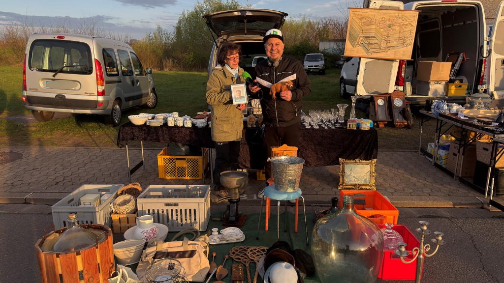 Freaky Jörn auf dem Flohmarkt in Homburg