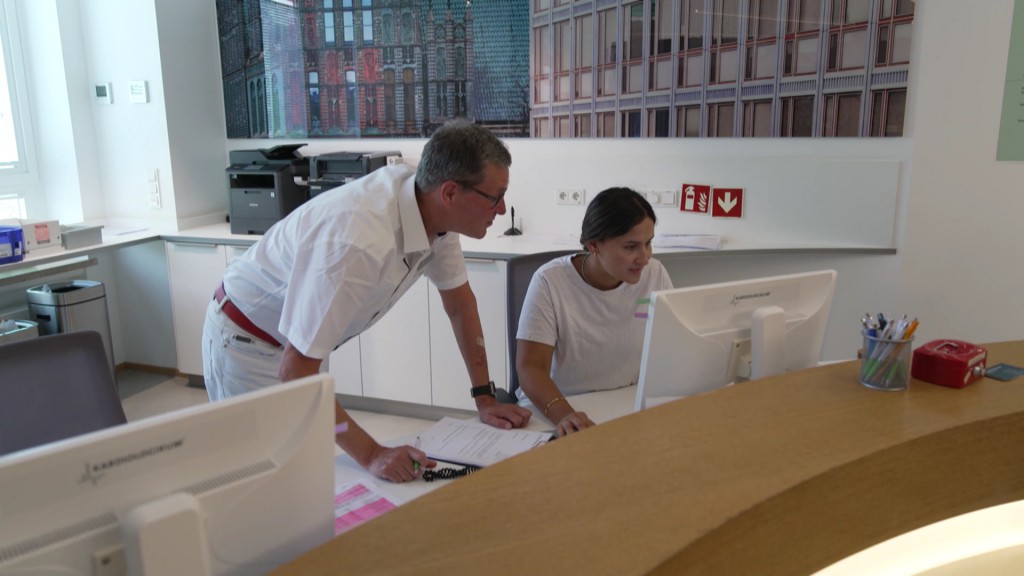 Foto: Anmeldungsbereich in einer Arztpraxis