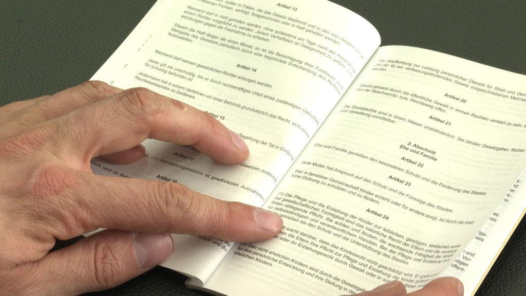 Foto: Auszug aus Saar-Verfassung