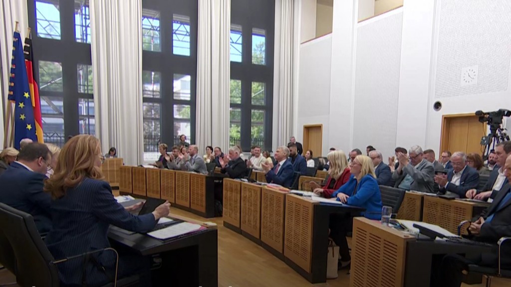 Foto: Landtagssitzung in Saarbrücken 