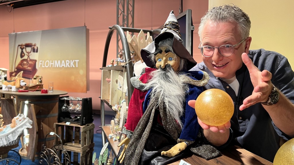 Foto: Michael Friemel im Flohmarkt-Studio