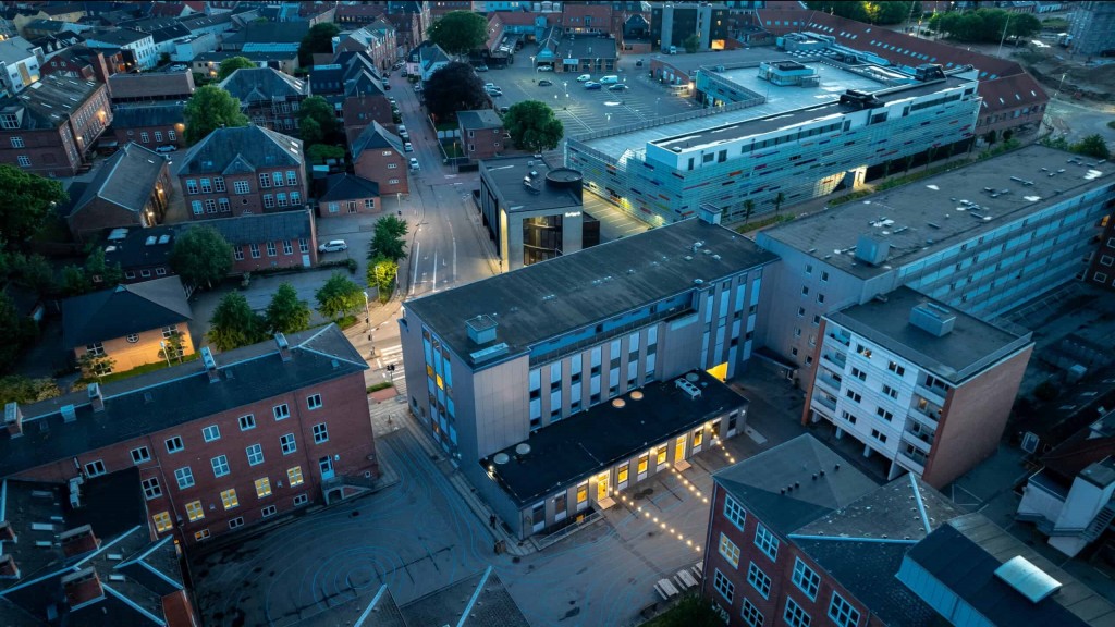 Krankenhausgelände in Holstebro, Dänemark