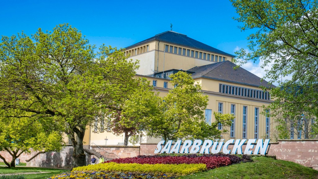 Das saarländische Staatstheater in Saarbrücken