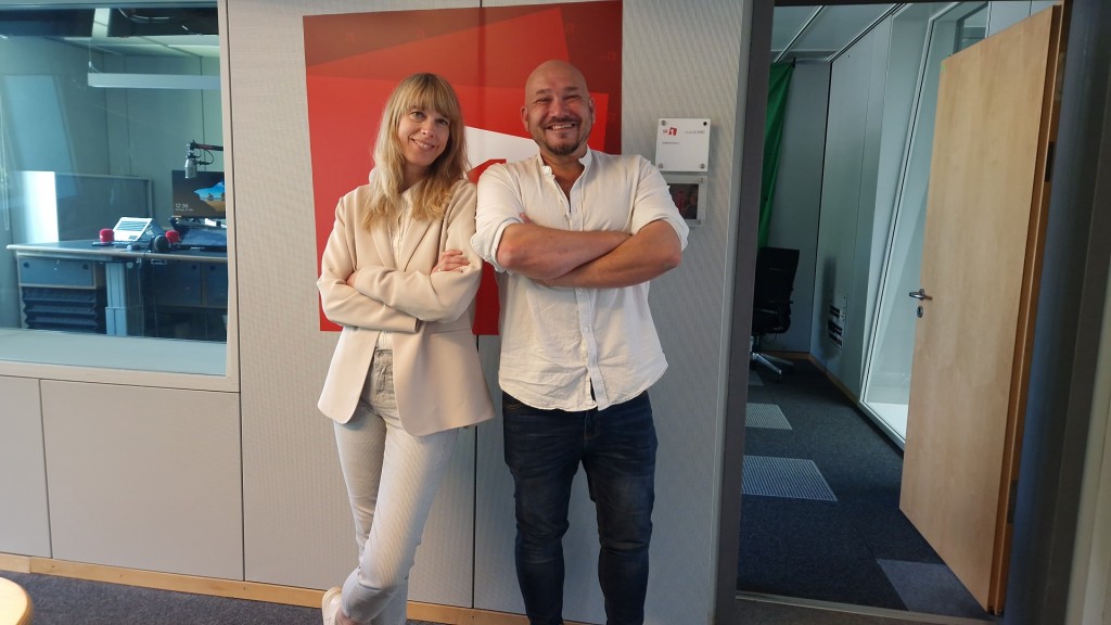 Anja Kettler-Martin mit Benjamin Kiehn