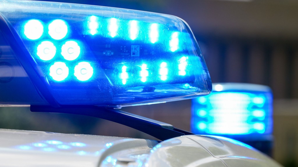 Blaulicht eines Einsatzfahrzeugs