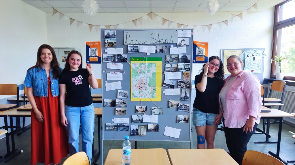 Reporter-AG der Galileo-Schule in Bexbach mit Stolperstein-Initiative