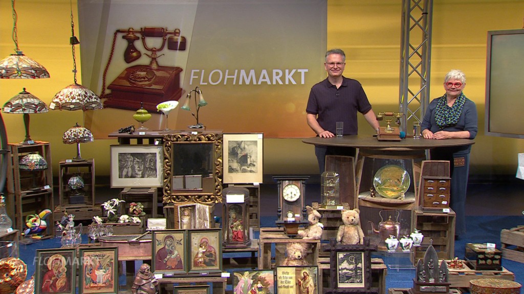 Foto: Karin Koll und Michael Friemel im Studio
