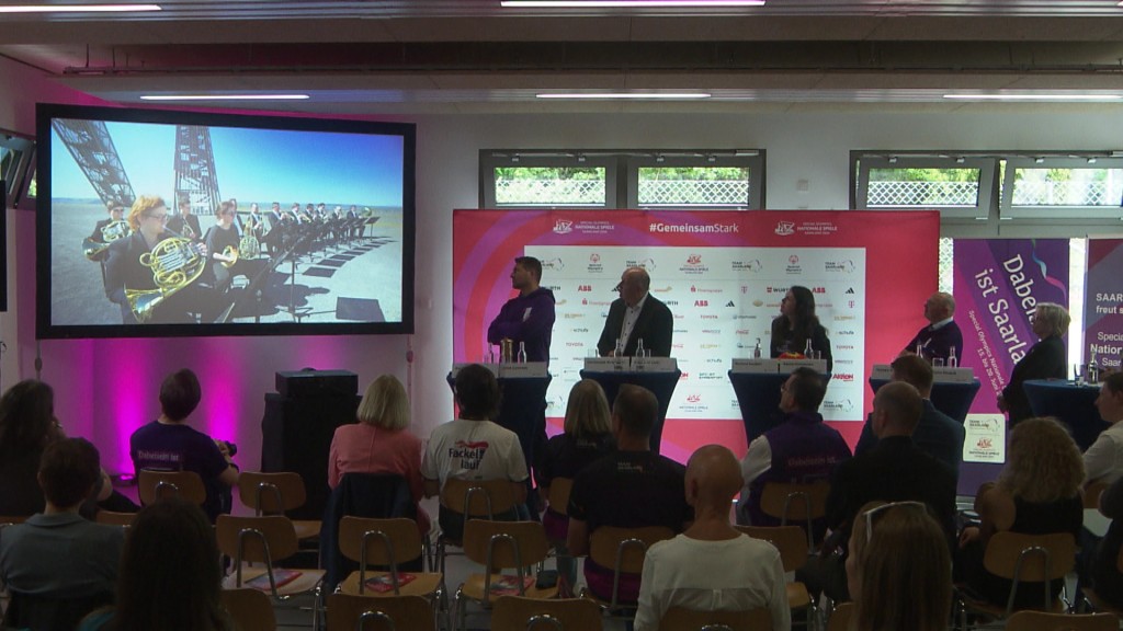 Foto: Pressekonferenz vor nationalen Special Olympicsid