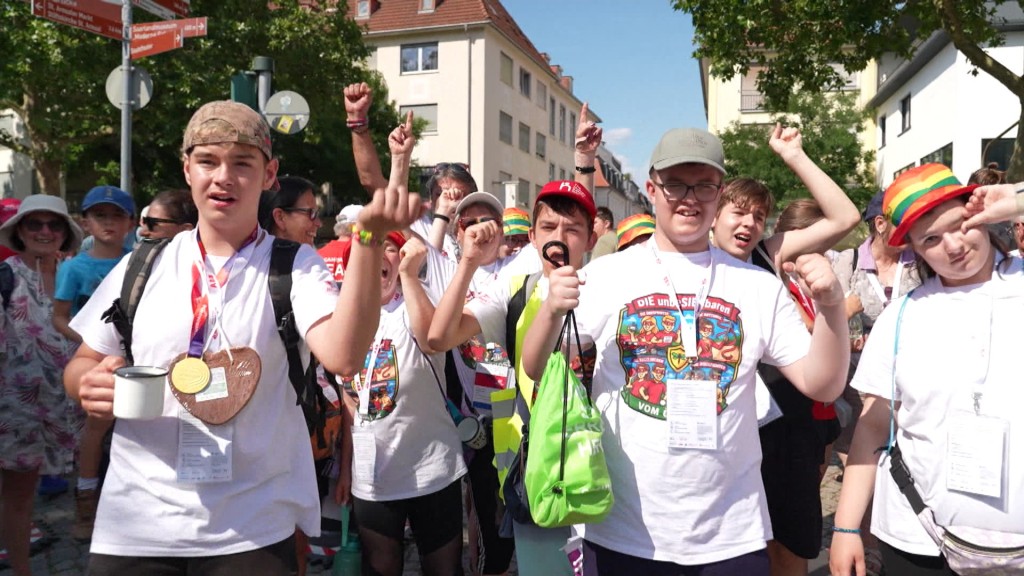 Foto: Abschlussfeier der Special Olympics