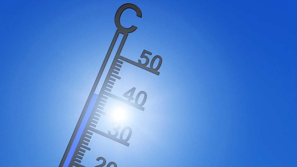 Thermometer mit Sonne
