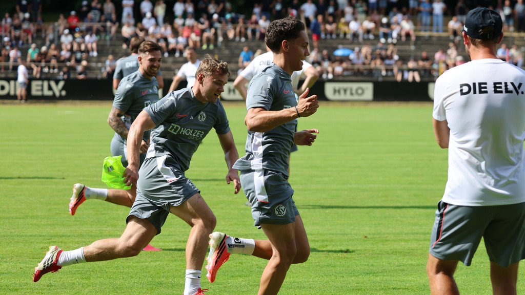 Foto: Frederik Schmahl und Lasse Günther bei dem Training