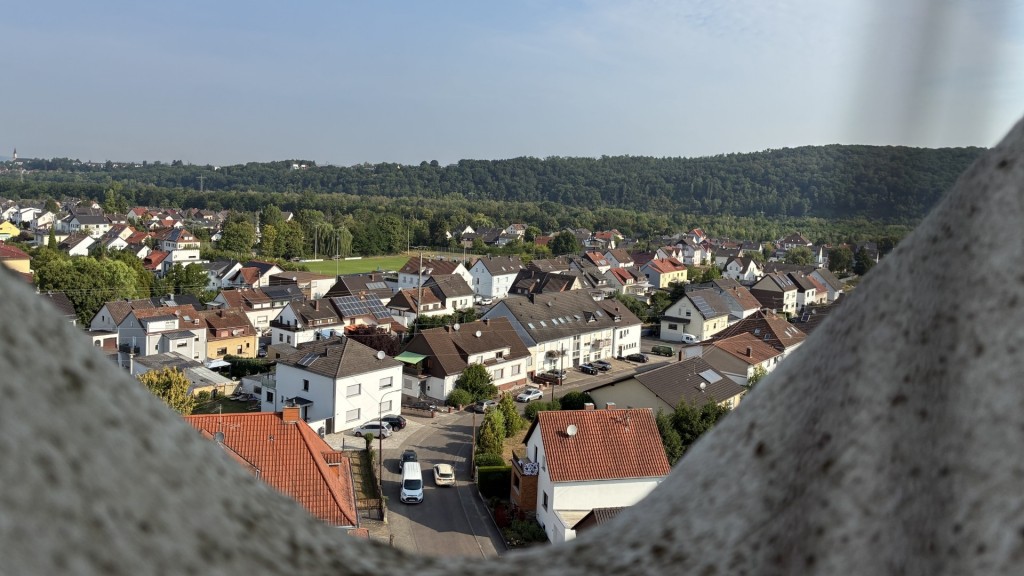 Blick von oben auf Hostenbach