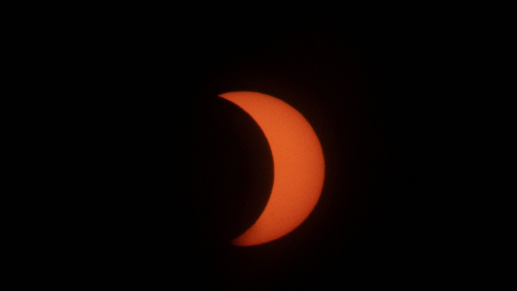 Die partielle Sonnenfinsternis am Mittwoch (12.8.2026) über Saarbrücken-Fechingen