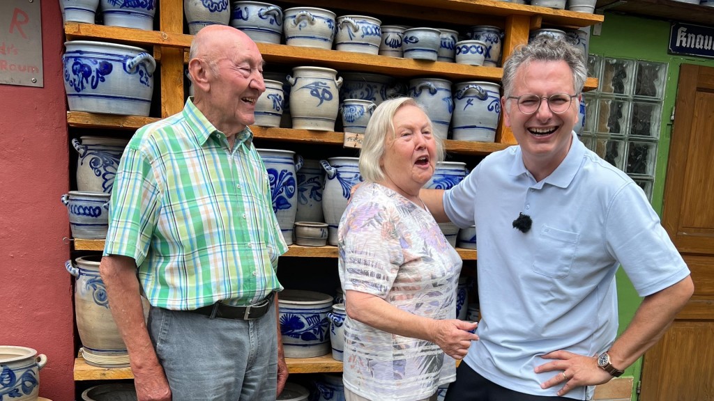 Foto: Michael Friemel in Oberbaden bei Ruth und Rudi Schmidt und ihren Schmalzröpfen