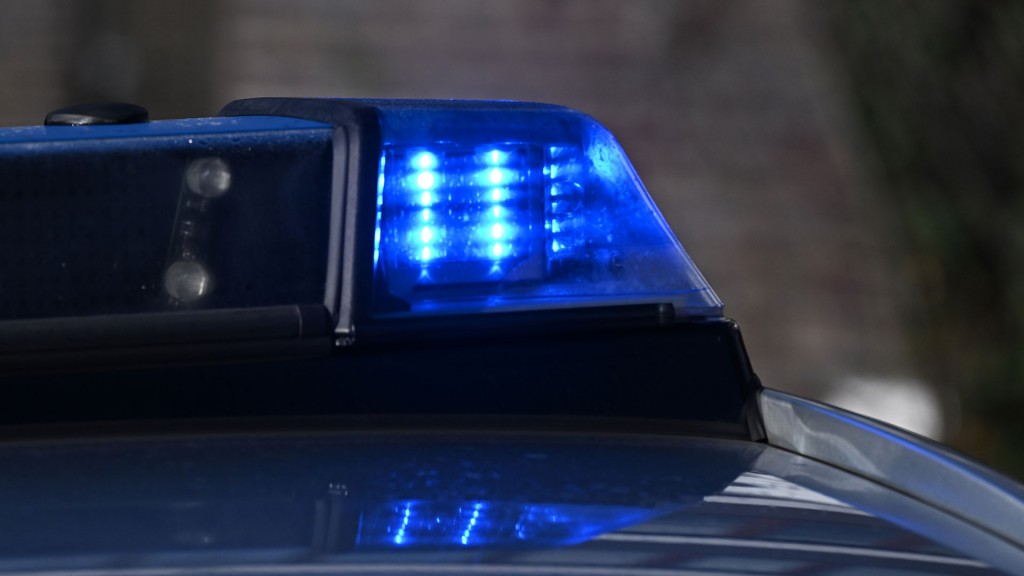 Foto: Ein Blaulicht auf einem Polizeifahrzeug