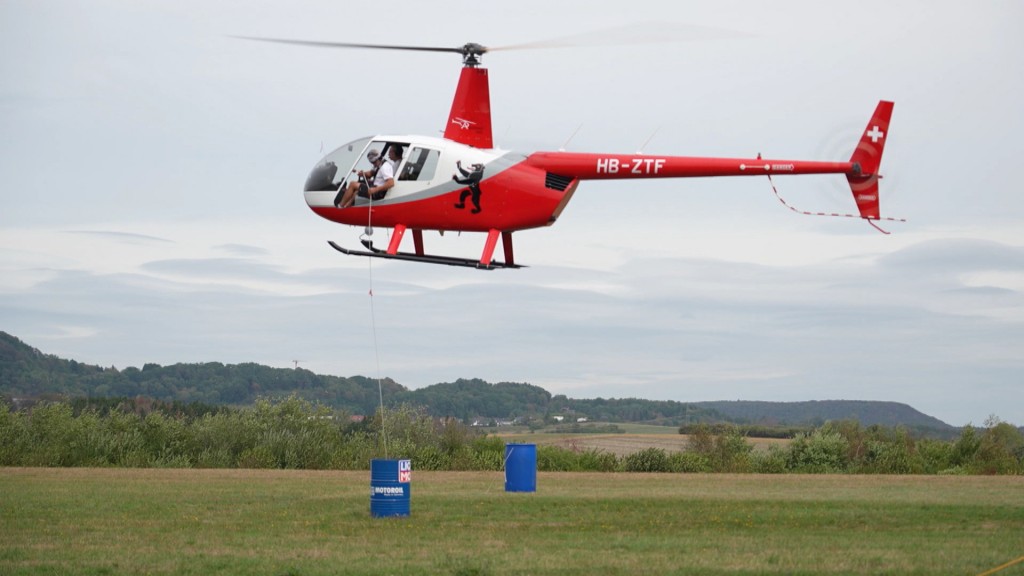 Foto: Rettungshubschrauber bei den Hubschraubermeisterschaften