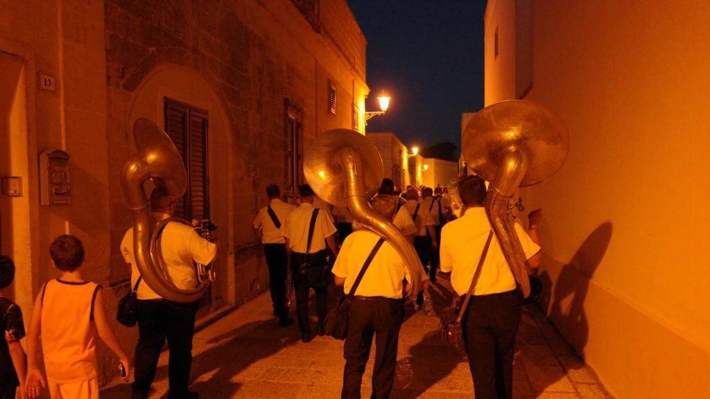 Prozession in Acaya