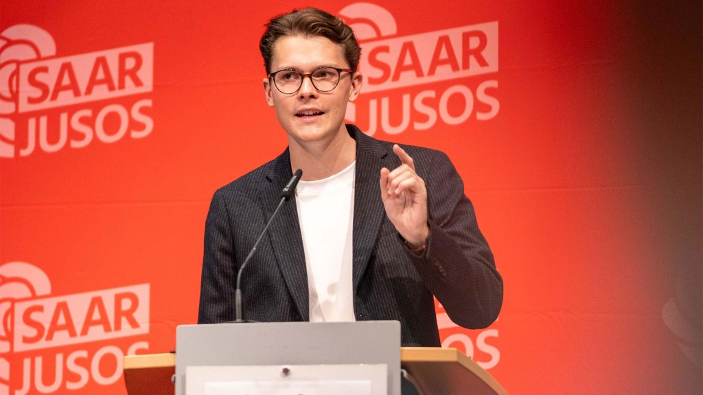 Foto: Timmi Schüßler, Landesvorsitzender der Jusos Saar