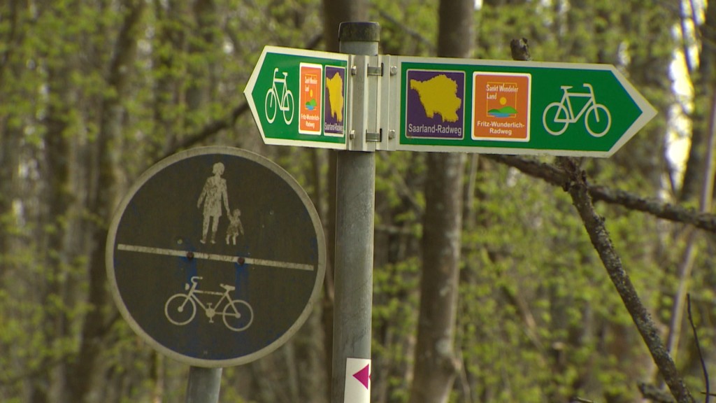 Ausschilderung von Fahrradwegen 