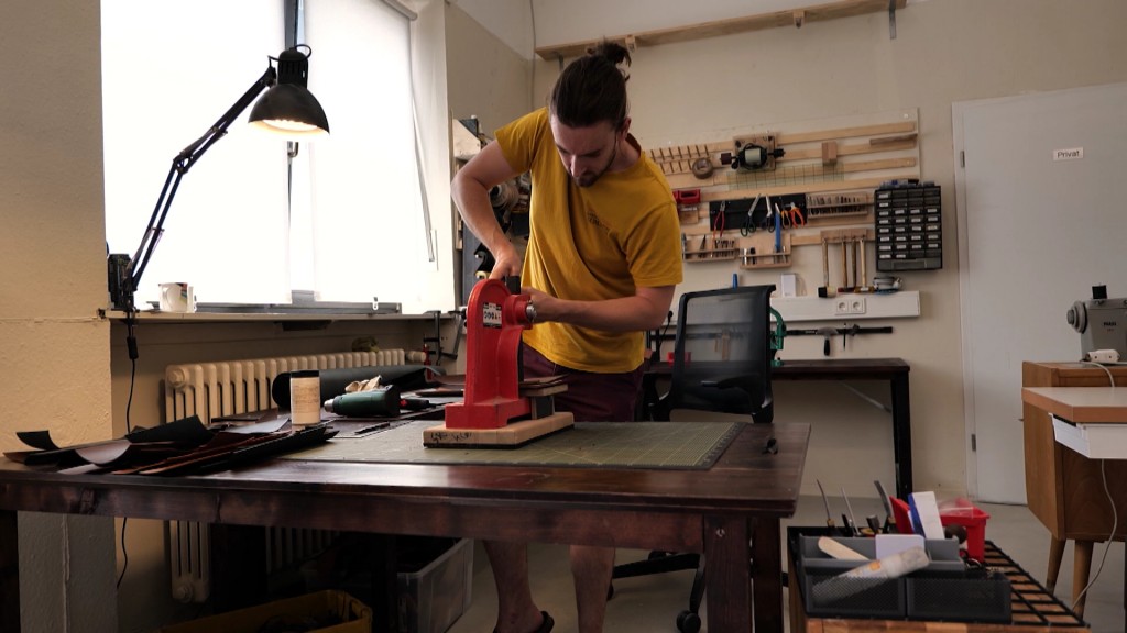 Foto: Joshua Arens bei der Arbeit