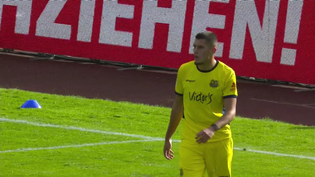 Foto: FCS-Spieler Mladen Cvjetinović im Spiel gegen Fortuna Köln